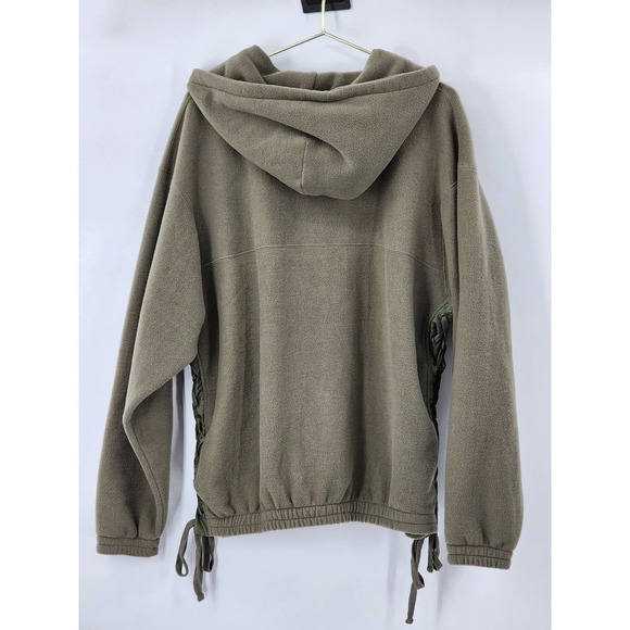 Faith Connexion Women's Green Full Zip Hooded Sweater Sweatshirt Size Large NWT - Picture 7 of 8
